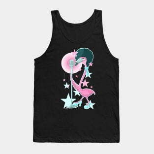 mrs.Fannie flamingo pop star / blue edition Tank Top